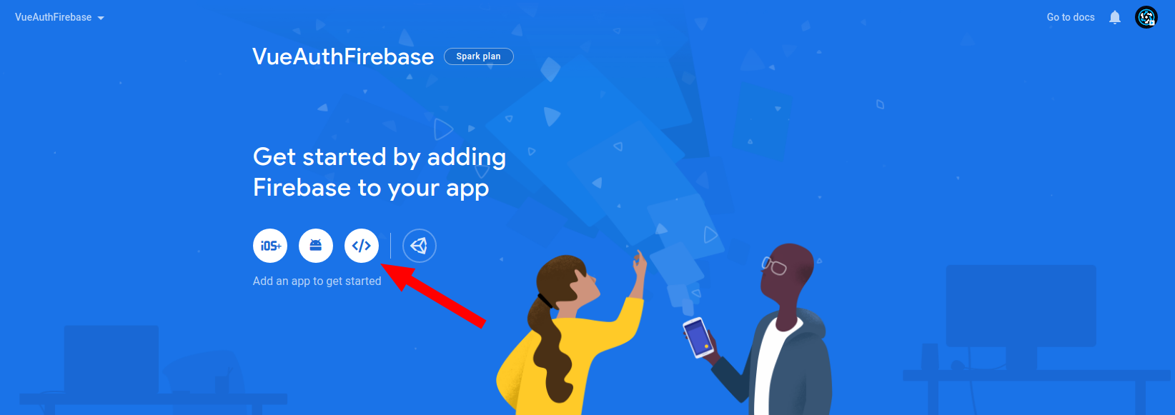 Add a Firebase Web App